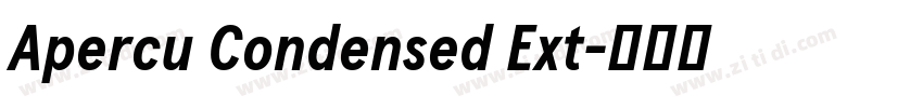 Apercu Condensed Ext字体转换
